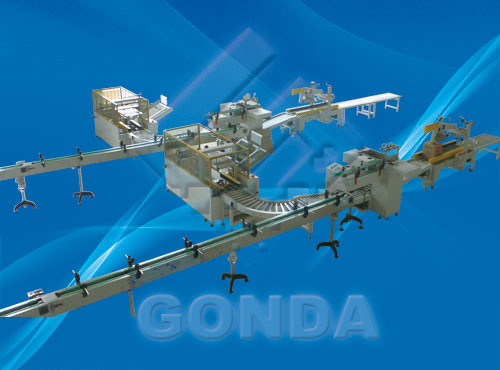 Complete the box, packing line